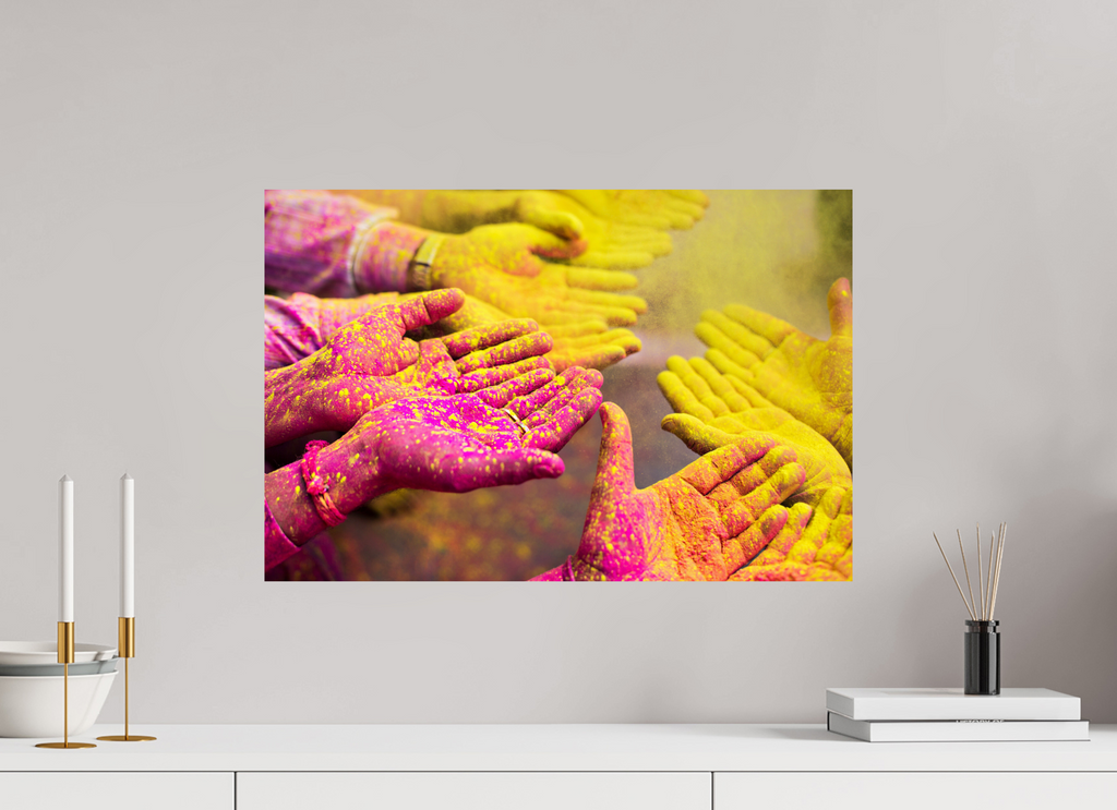 60 x 40 cm, Photo Print On Fuji Crystal DP II India No. 11 — Pink and Gold
