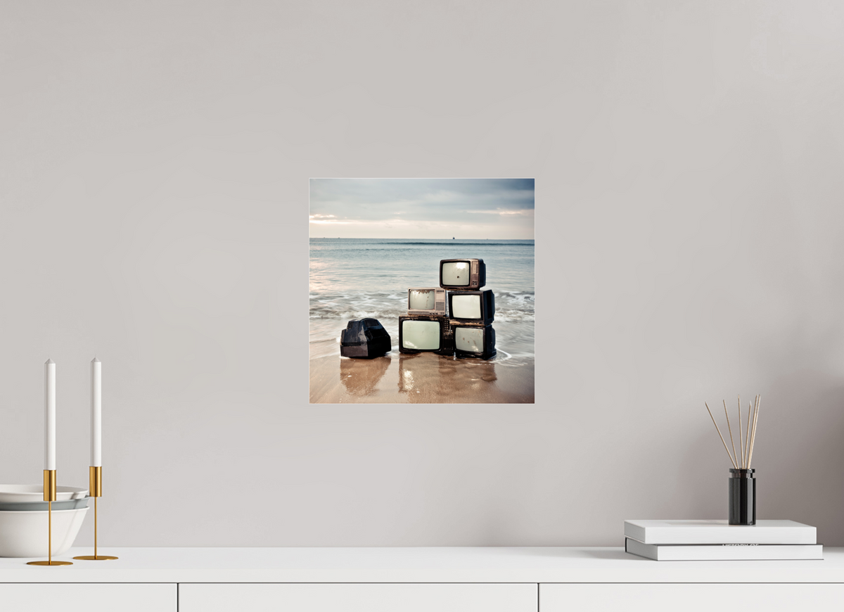 30 x 30 cm, Photo Print Under Acrylic Glass No. 03 — Low Tide