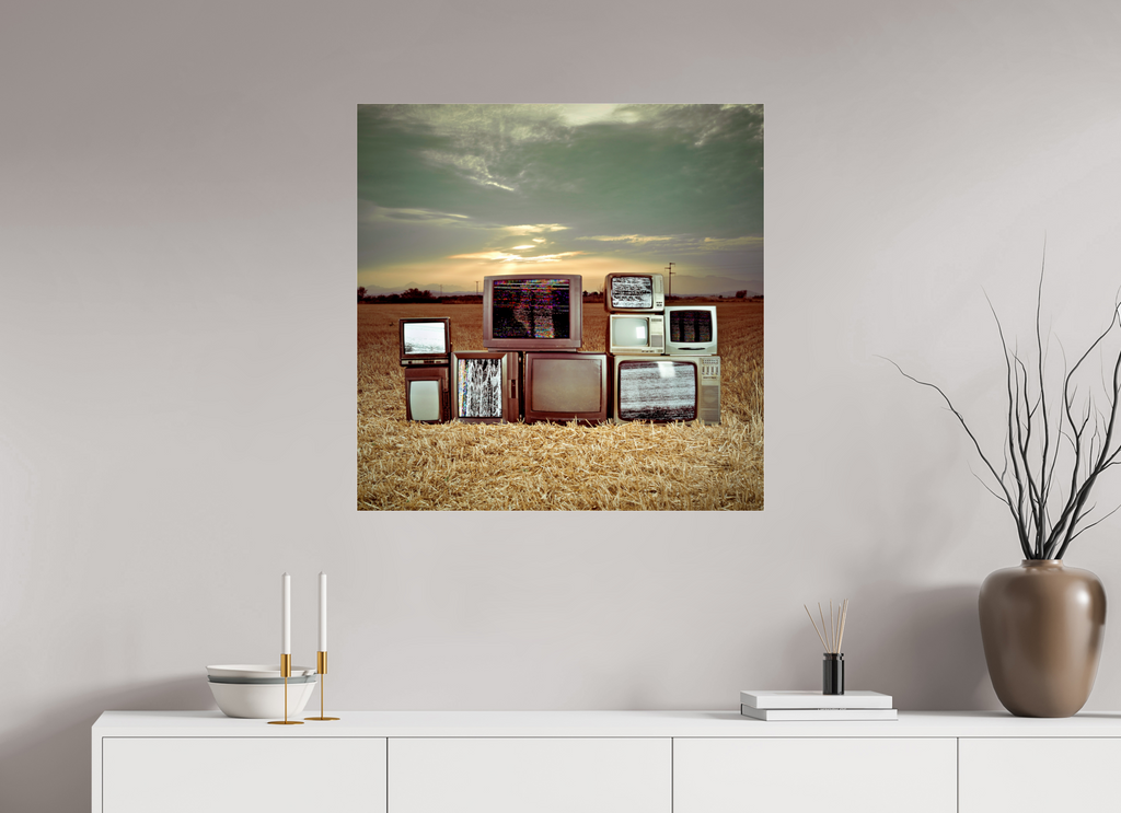 80 x 80 cm, Photo Print Under Acrylic Glass No. 05 — Static Field