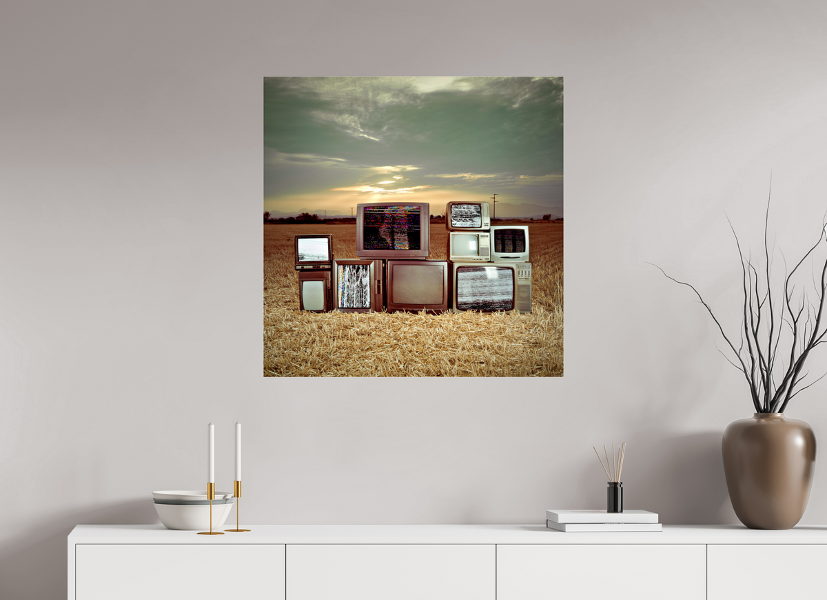 80 x 80 cm, Photo Print Under Acrylic Glass No. 05 — Static Field
