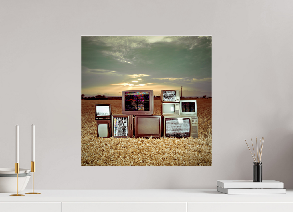 50 x 50 cm, Photo Print Under Acrylic Glass No. 05 — Static Field