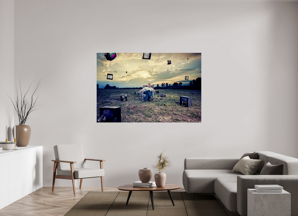 180 x 120 cm, Photo Print Under Acrylic Glass Downpour