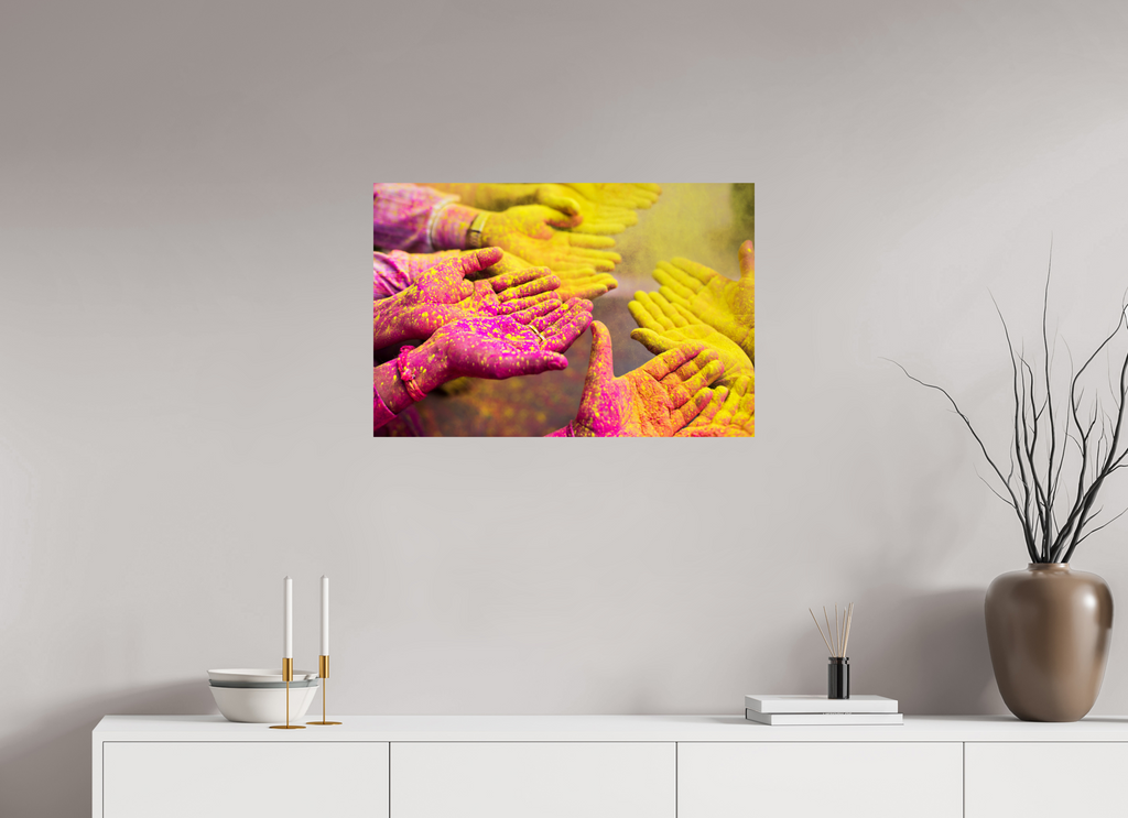 75 x 50 cm, Photo Print On Fuji Crystal DP II India No. 11 — Pink and Gold