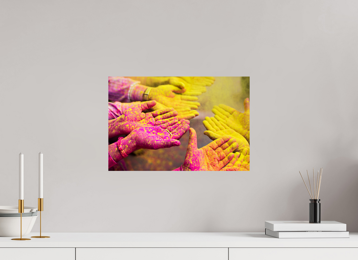 45 x 30 cm, Photo Print On Fuji Crystal DP II India No. 11 — Pink and Gold