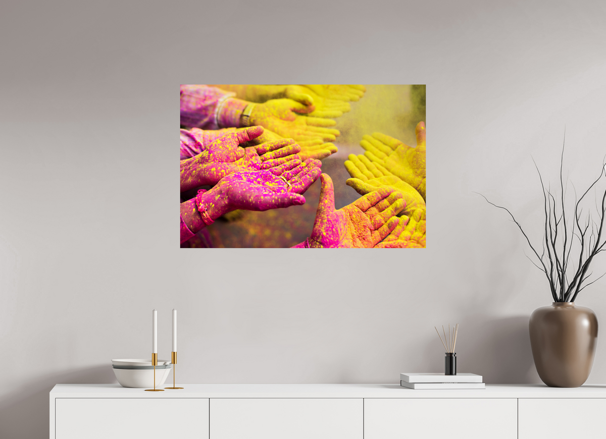 90 x 60 cm, Photo Print On Fuji Crystal DP II India No. 11 — Pink and Gold