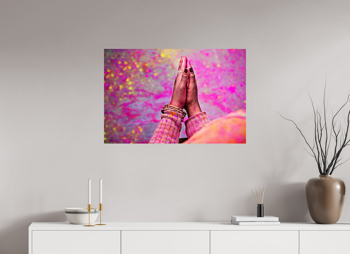 90 x 60 cm, Photo Print On Fuji Crystal DP II India No. 05 — Namaste