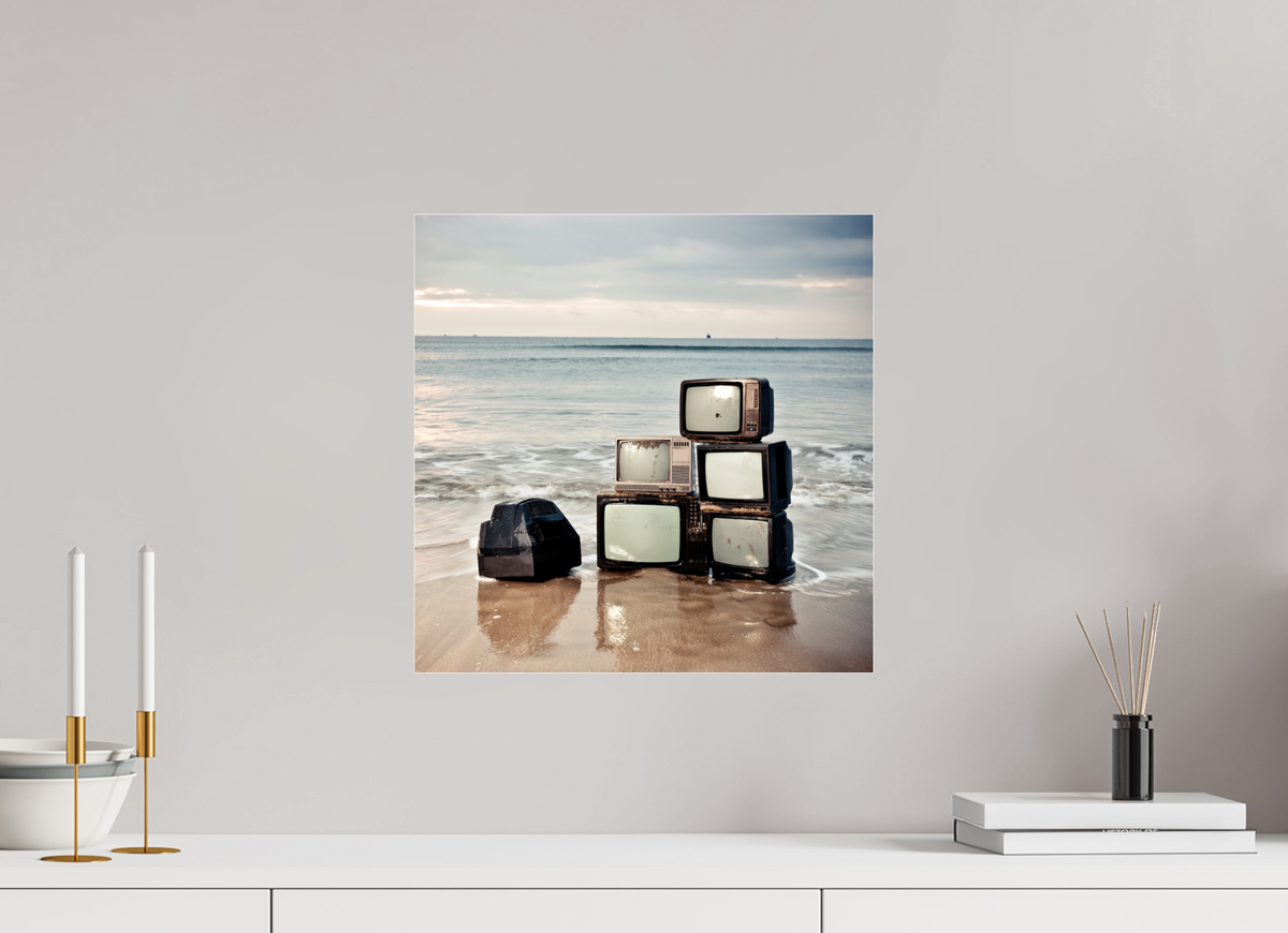 40 x 40 cm, Photo Print Under Acrylic Glass No. 03 — Low Tide