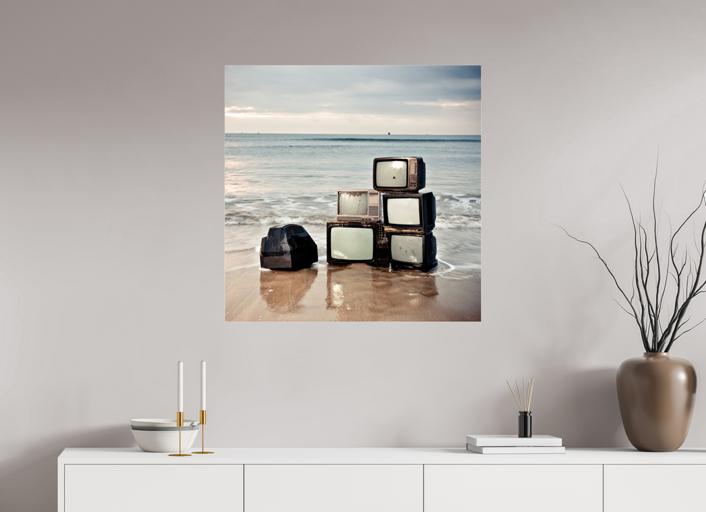 80 x 80 cm, Photo Print Under Acrylic Glass No. 03 — Low Tide