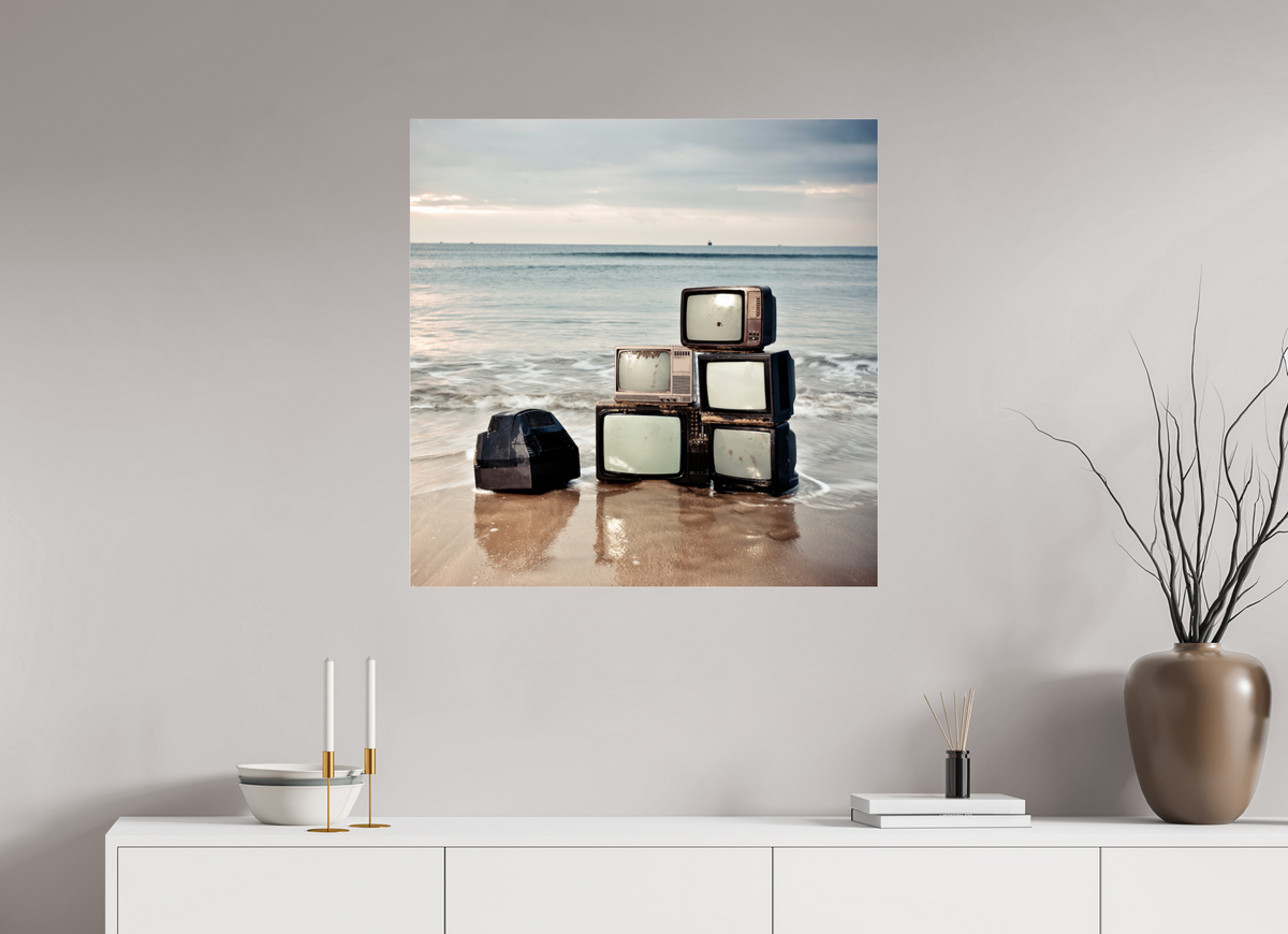 80 x 80 cm, Photo Print Under Acrylic Glass No. 03 — Low Tide