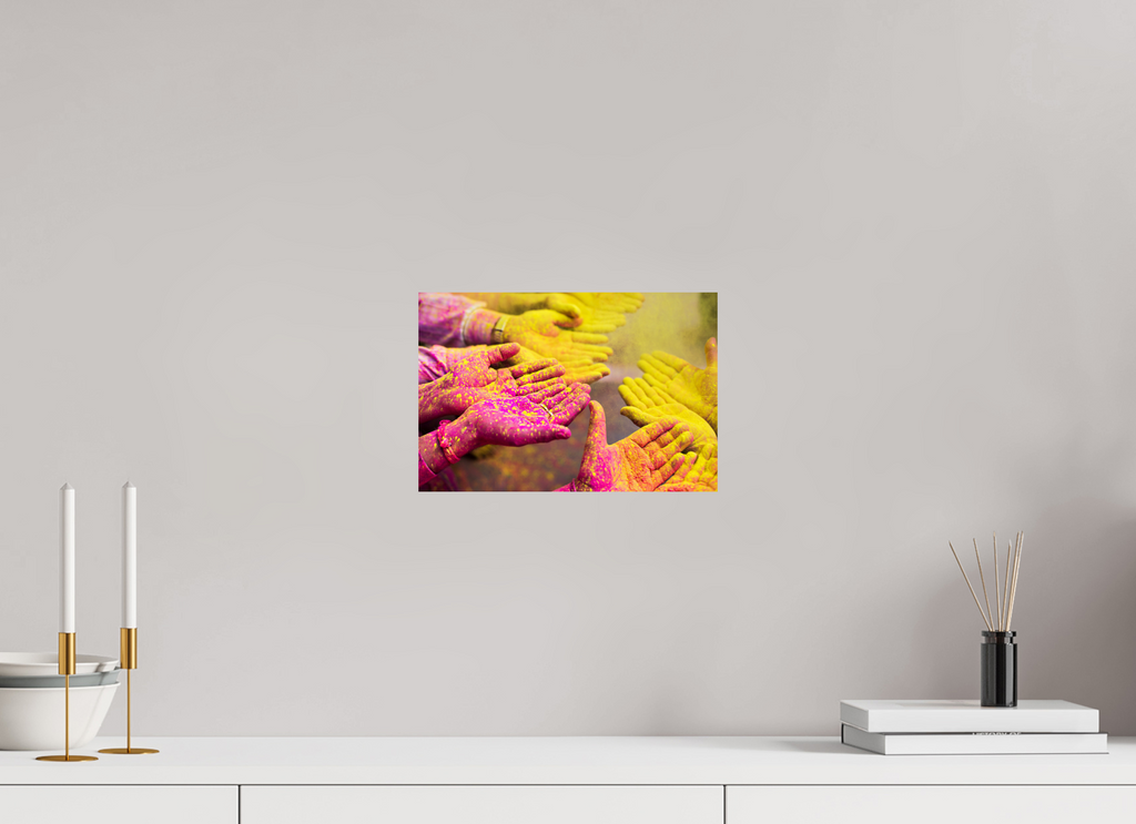 30 x 20 cm, Photo Print On Fuji Crystal DP II India No. 11 — Pink and Gold