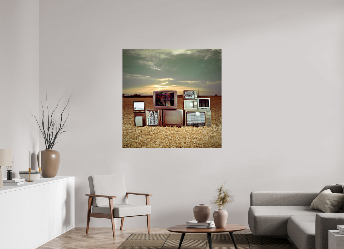 120 x 120 cm, Photo Print Under Acrylic Glass No. 05 — Static Field