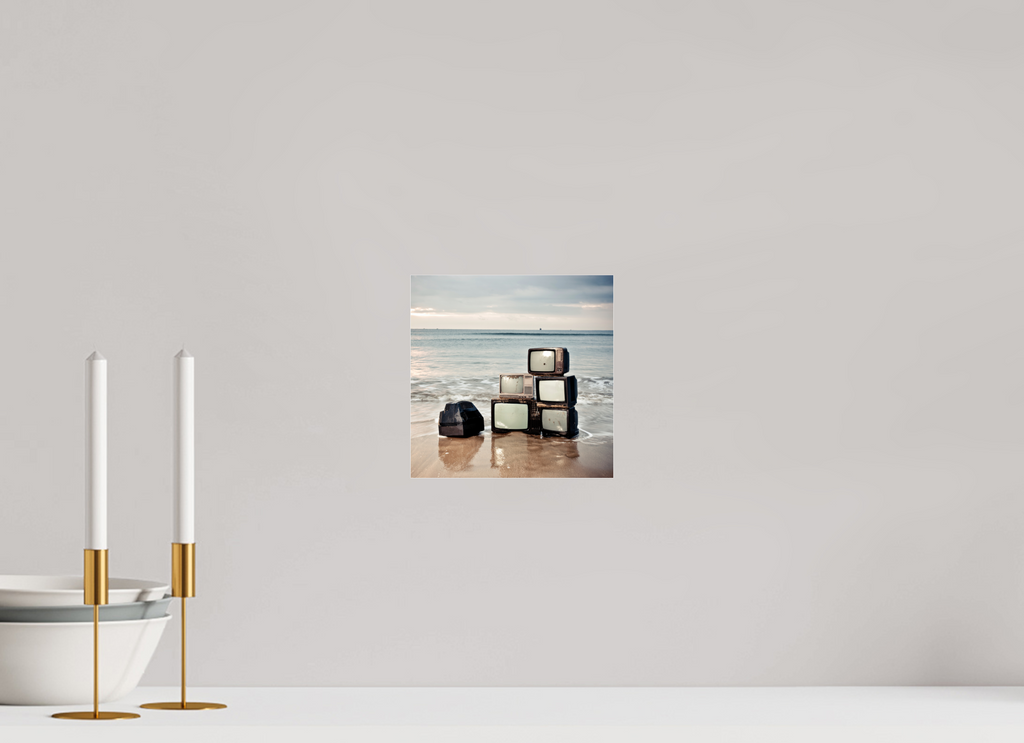 20 x 20 cm, Photo Print Under Acrylic Glass No. 03 — Low Tide