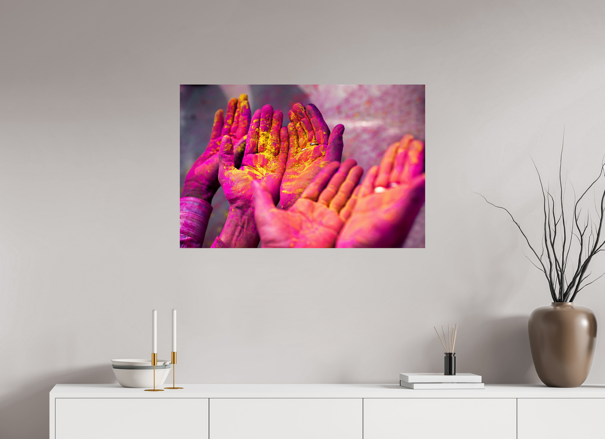 90 x 60 cm, Photo Print On Fuji Crystal DP II India No. 06 — Open Hands