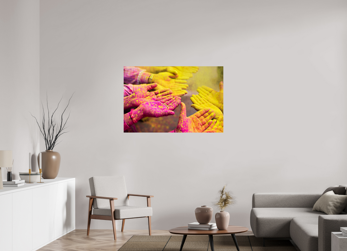 120 x 80 cm, Photo Print On Fuji Crystal DP II India No. 11 — Pink and Gold