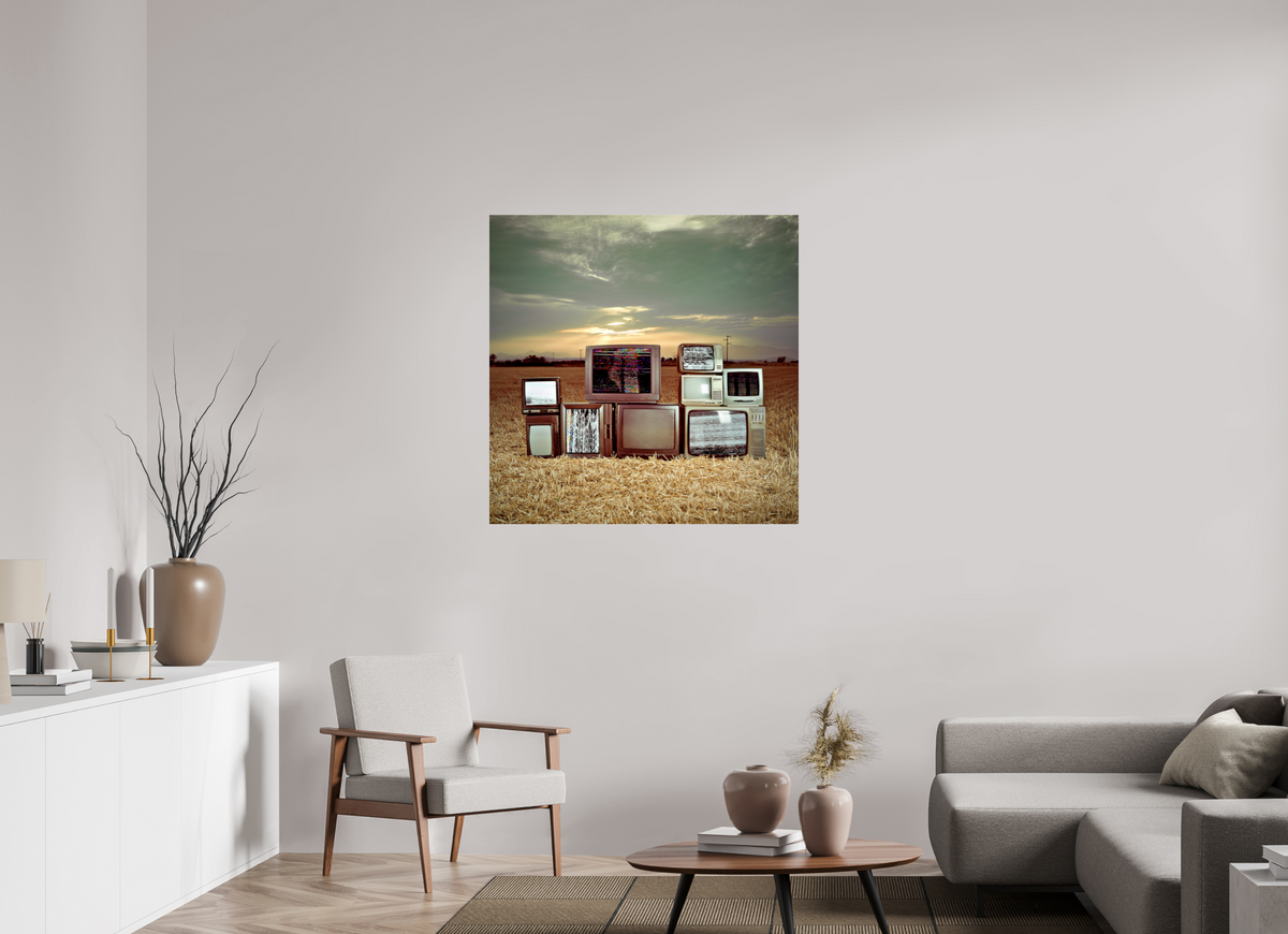100 x 100 cm, Photo Print Under Acrylic Glass No. 05 — Static Field