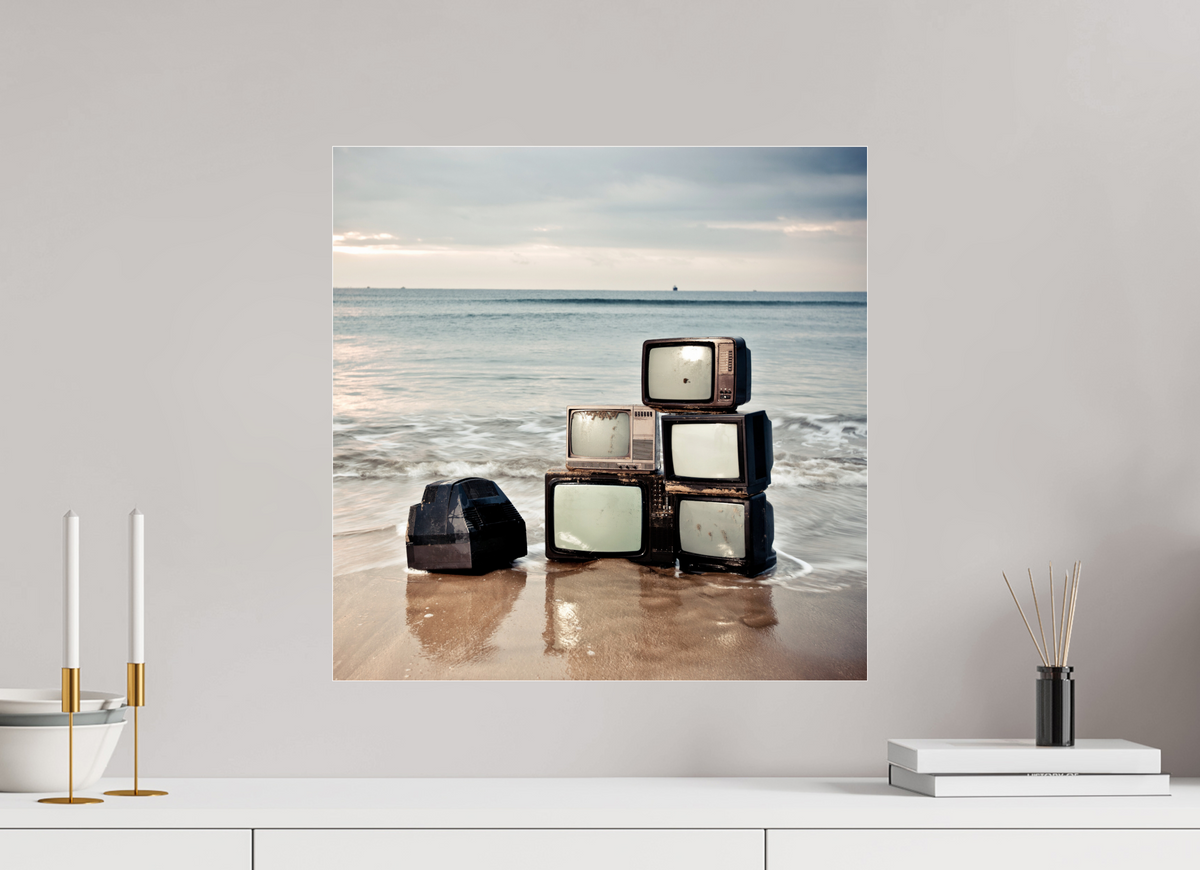 50 x 50 cm, Photo Print Under Acrylic Glass No. 03 — Low Tide