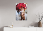60 x 90 cm, Photo Print On Fuji Crystal DP II India No. 09 — Red Turban