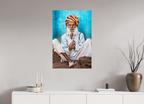 60 x 90 cm, Photo Print On Fuji Crystal DP II India No. 10 — Blue Wall