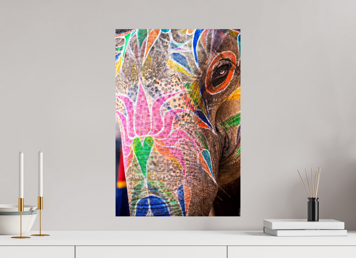 40 x 60 cm, Photo Print On Fuji Crystal DP II India No. 03 — Lotus and Eye