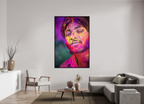120 x 180 cm, Floater Frame India No. 20 — Eyes Closed