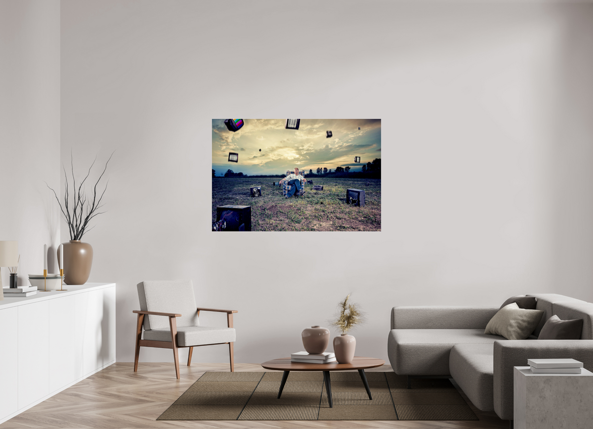 150 x 100 cm, Photo Print Under Acrylic Glass Downpour
