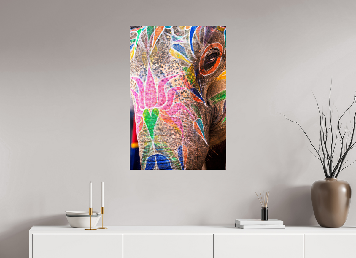 60 x 90 cm, Photo Print On Fuji Crystal DP II India No. 03 — Lotus and Eye