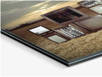 Television Project No. 05 — Static Field — acrylic glass print, corner detail