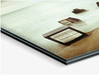 Television Project No. 06 — Drift — acrylic glass print, corner detail