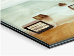 Television Project No. 07 — Undertow — acrylic glass print, corner detail