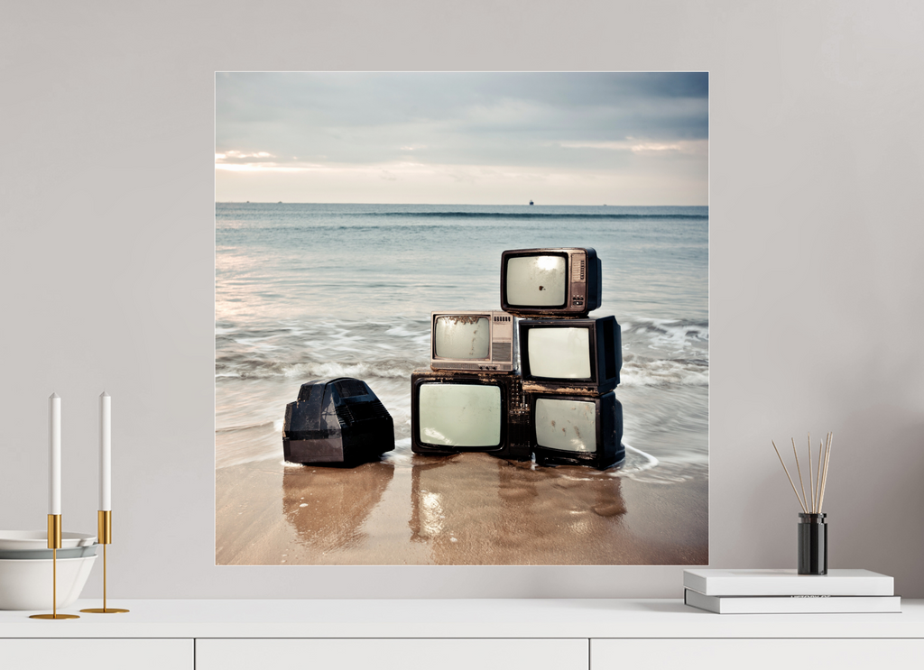 60 x 60 cm, Photo Print Under Acrylic Glass No. 03 — Low Tide