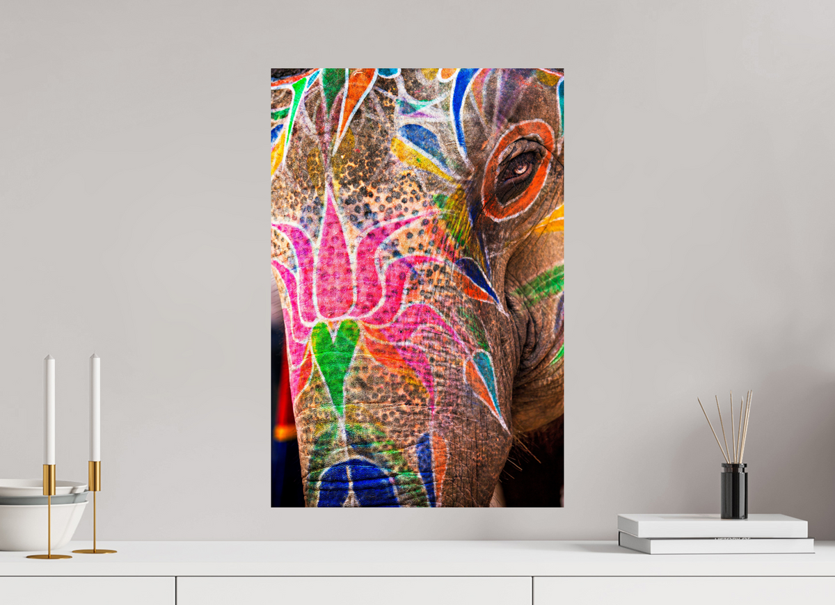 40 x 60 cm, Photo Print On Fuji Crystal DP II India No. 02 — Lotus and Eye