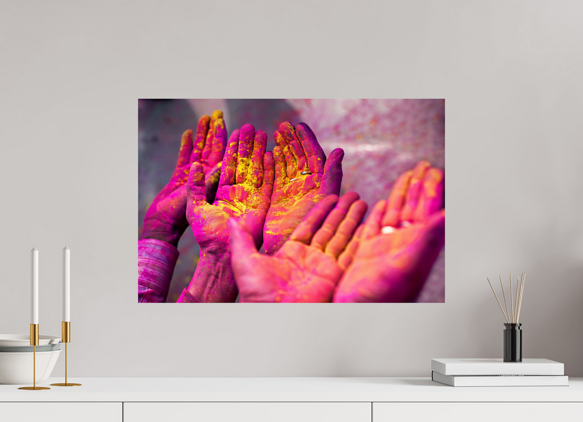 60 x 40 cm, Photo Print On Fuji Crystal DP II India No. 06 — Open Hands
