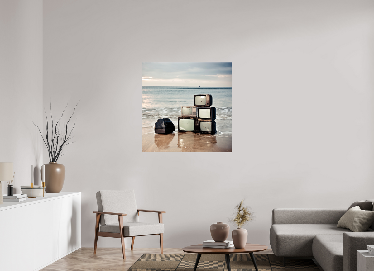 100 x 100 cm, Photo Print Under Acrylic Glass No. 03 — Low Tide
