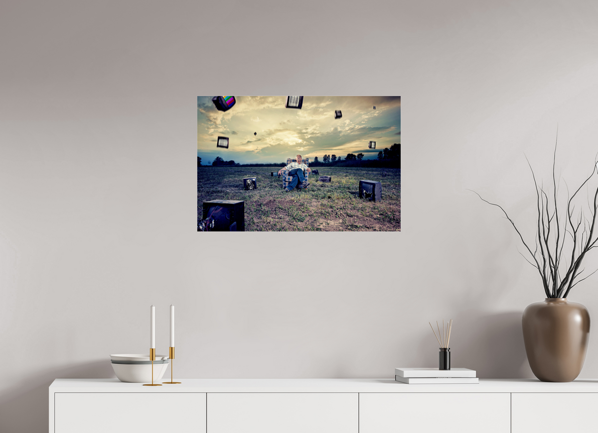 75 x 50 cm, Photo Print Under Acrylic Glass Downpour