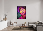 100 x 150 cm, Floater Frame India No. 20 — Eyes Closed
