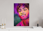 40 x 60 cm, Photo Print Under Acrylic Glass India No. 20 — Eyes Closed