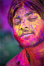 India No. 13 — Eyes Closed — photograph by Xavier Arnau
