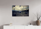 90 x 60 cm, Photo Print Under Acrylic Glass Television Project No. 02 — Downpour