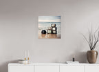 50 x 50 cm, Photo Print Under Acrylic Glass Television Project No. 03 — Low Tide