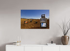 90 x 60 cm, Photo Print Under Acrylic Glass Television Project No. 04 — Harvest of Images