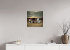 50 x 50 cm, Photo Print Under Acrylic Glass Television Project No. 05 — Static Field