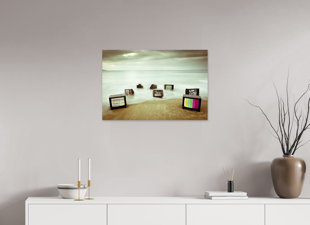 75 x 50 cm, Photo Print Under Acrylic Glass Television Project No. 06 — Drift