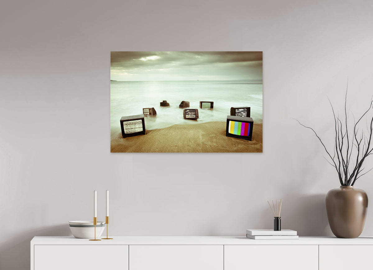90 x 60 cm, Photo Print Under Acrylic Glass Television Project No. 06 — Drift