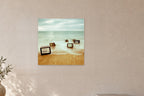 Television Project No. 07 — Undertow — close view of the print on a wall