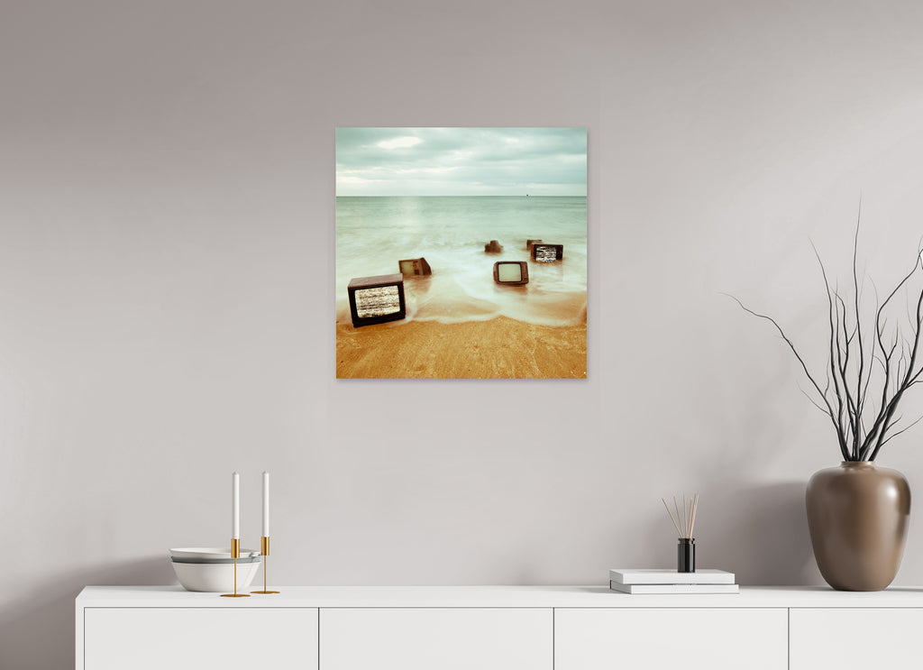 60 x 60 cm, Photo Print Under Acrylic Glass Television Project No. 07 — Undertow
