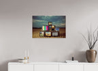 75 x 50 cm, Photo Print Under Acrylic Glass Television Project No. 08 — Test Card
