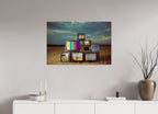 90 x 60 cm, Photo Print Under Acrylic Glass Television Project No. 08 — Test Card