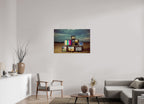 105 x 70 cm, Photo Print Under Acrylic Glass Television Project No. 08 — Test Card