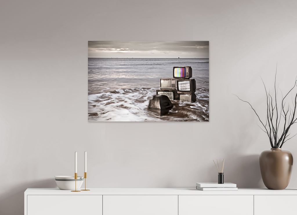 90 x 60 cm, Photo Print Under Acrylic Glass Television Project No. 09 — Salvage