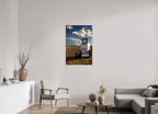 70 x 105 cm, Photo Print Under Acrylic Glass Television Project No. 10 — Cloud Cover
